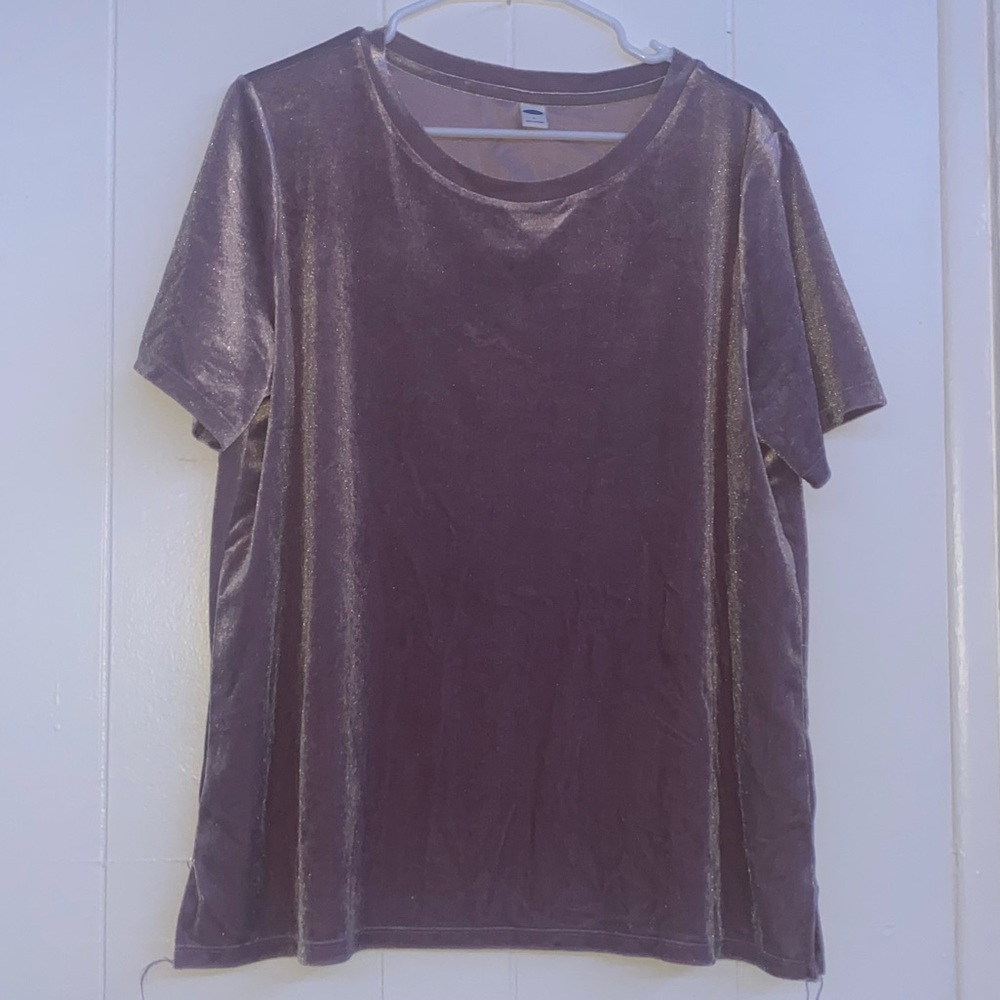 Comfy velvet old navy top💐